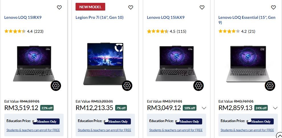 Lenovo Malaysia 2-in-1 touchscreen laptop in tablet mode